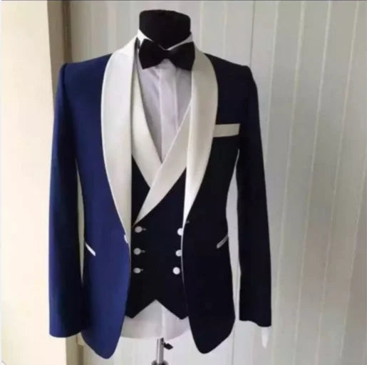Thorndike 2021 New Male Wedding Prom Suit Green Slim Fit Tuxedo Men Formal Business Work Wear Suits 3Pcs Set (Jacket+Pants+Vest)