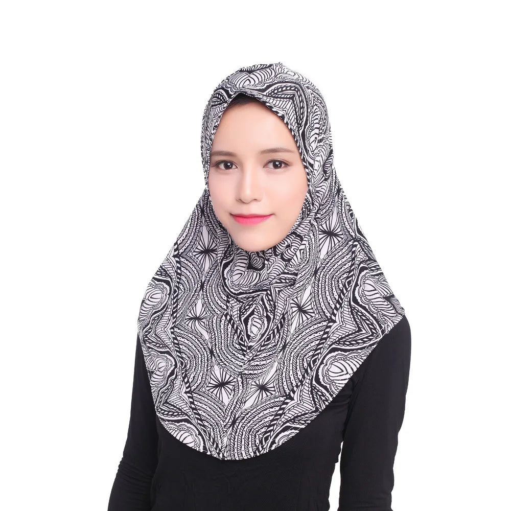 Women Muslim Viscose Long Scarf Hijab Islamic Shawls Arab Shayla Wrap Scarves Headwear Hats Prayer Hat Full Cover Niquabs Amira