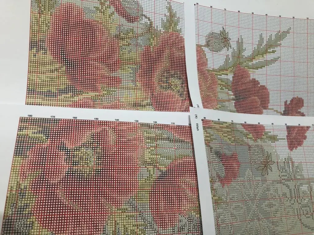 Cross stitch Handmade 14CT Counted Canvas DIY,Cross-stitch kits,Embroidery  crosses the river and crosses the woods 23-40