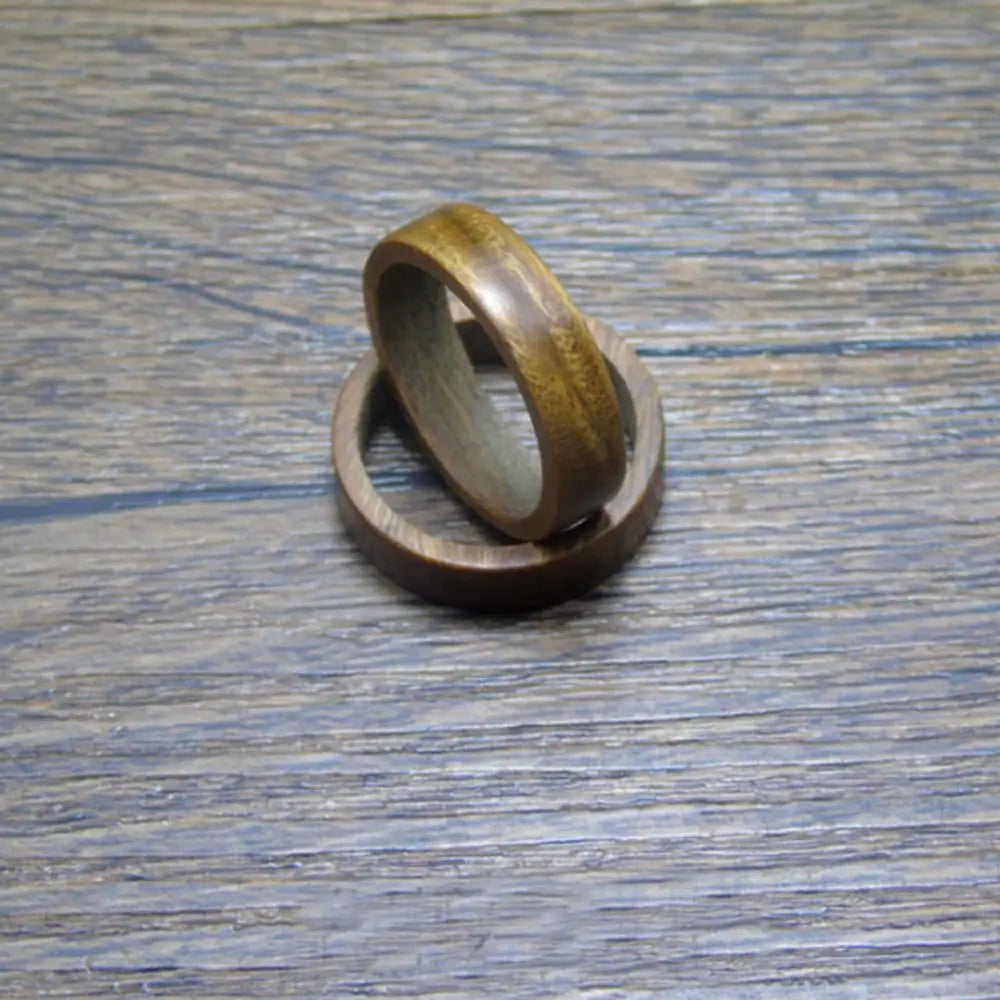 1PC 2021 Trend Sandalwood Ebony Natural Wood Rings For Women Pagan Retro Pull Finger Mens Ebony Finger Ring Party Jewelry Gift
