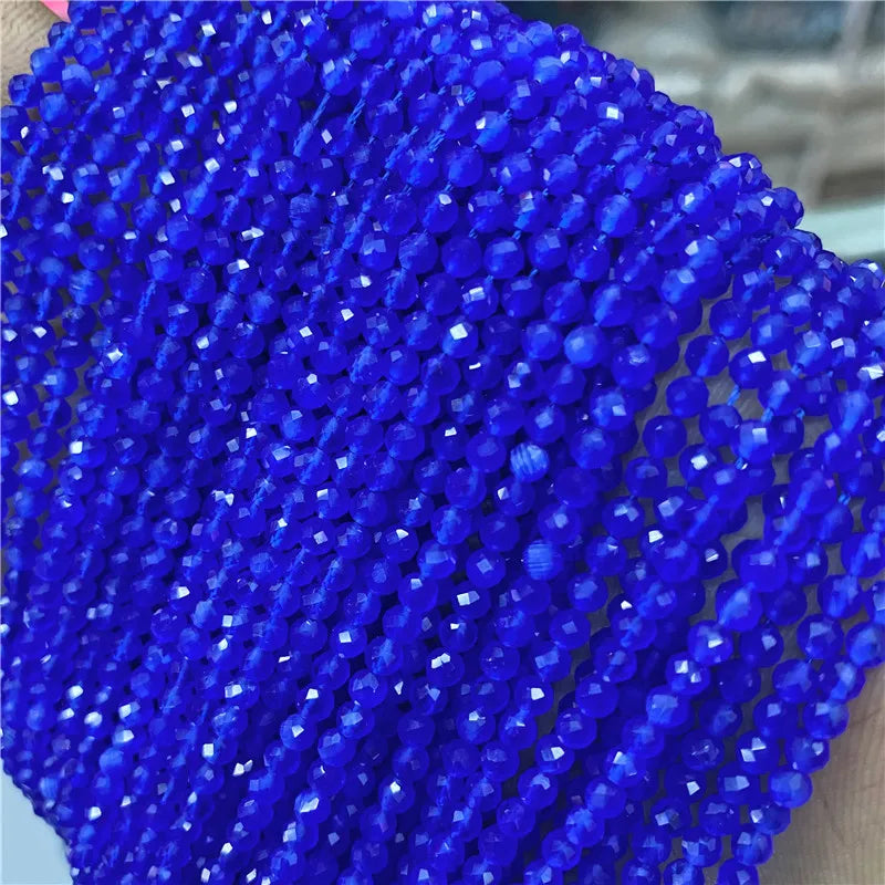 Faceted Natural 2 3 mm Stone Bead Zircon Rose Quartzs Amethysts Rubys Agates Seed Beads for Jewelry Making Beadwork DIY Supplies