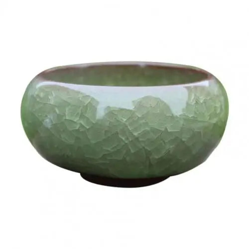 Ice-Crack Glaze Ceramic Flower Pot For Juicy Plant Small Bonsai Potted Mini Simple Succulent Planter Flowerpot Home Garden Decor