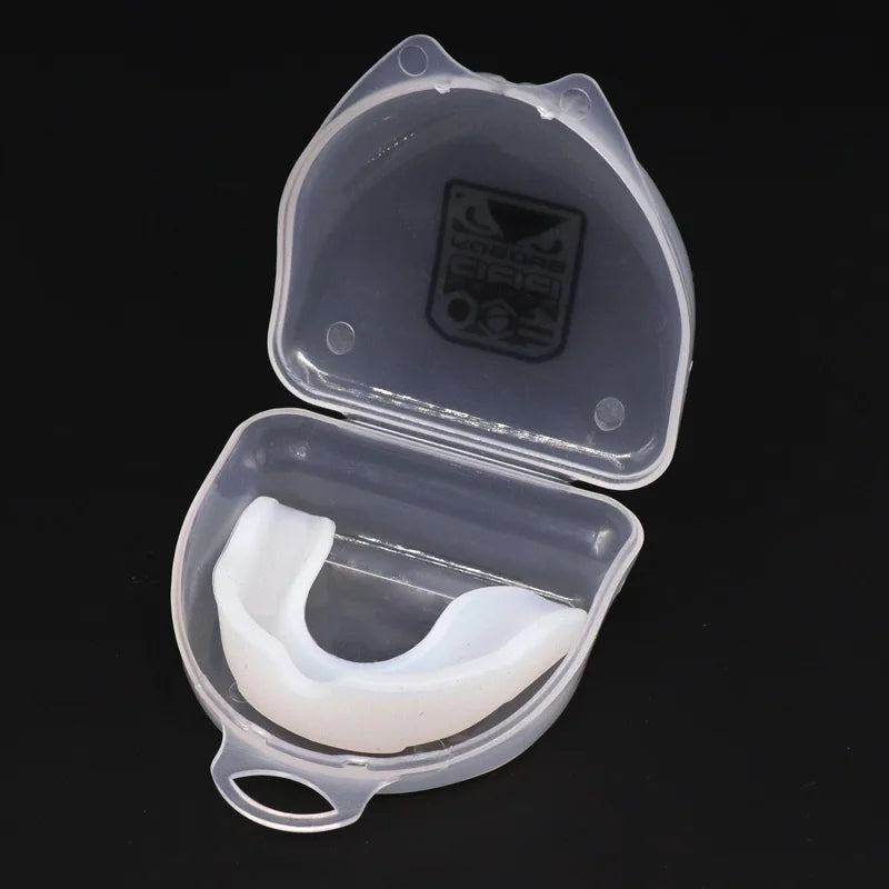 Silicone Tooth Protector for Night Sleep, Mouth Guard Tray for Rugby Karate, Bruxism Grinding, Boxing Protection, Free Shaping