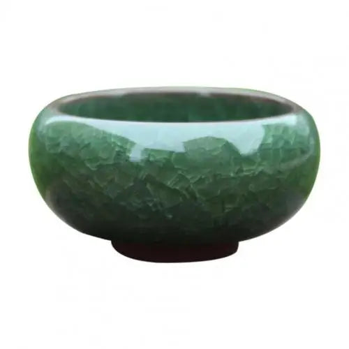 Ice-Crack Glaze Ceramic Flower Pot For Juicy Plant Small Bonsai Potted Mini Simple Succulent Planter Flowerpot Home Garden Decor