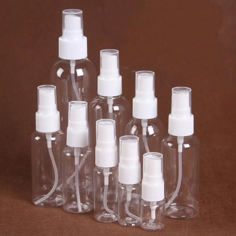 Mini Pump Empty Spray Bottle Refillable Portable Transparent Plastic Perfume Atomizer Travel Essential oil bottle