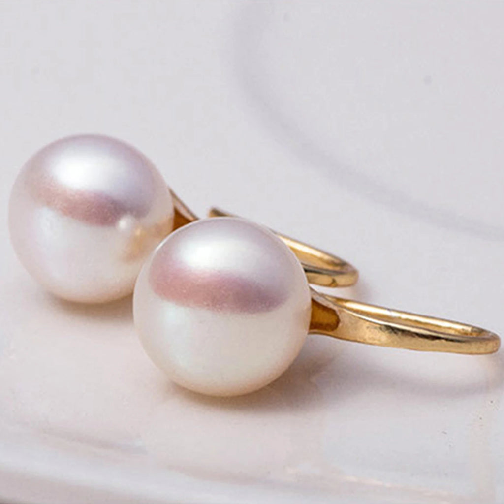 Glamour Earrings Sale Natural Freshwater Pearl Earrings Korean Fashion 2019 New Popular Pearl Women's Earrings Wholesale