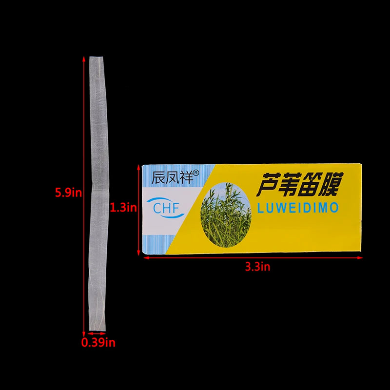 1Pc/5Pcs Wholesale Dimo Special Natural Bamboo Flute Chinese Flute Diaphragm Dizi And Metal Flauta Membrane