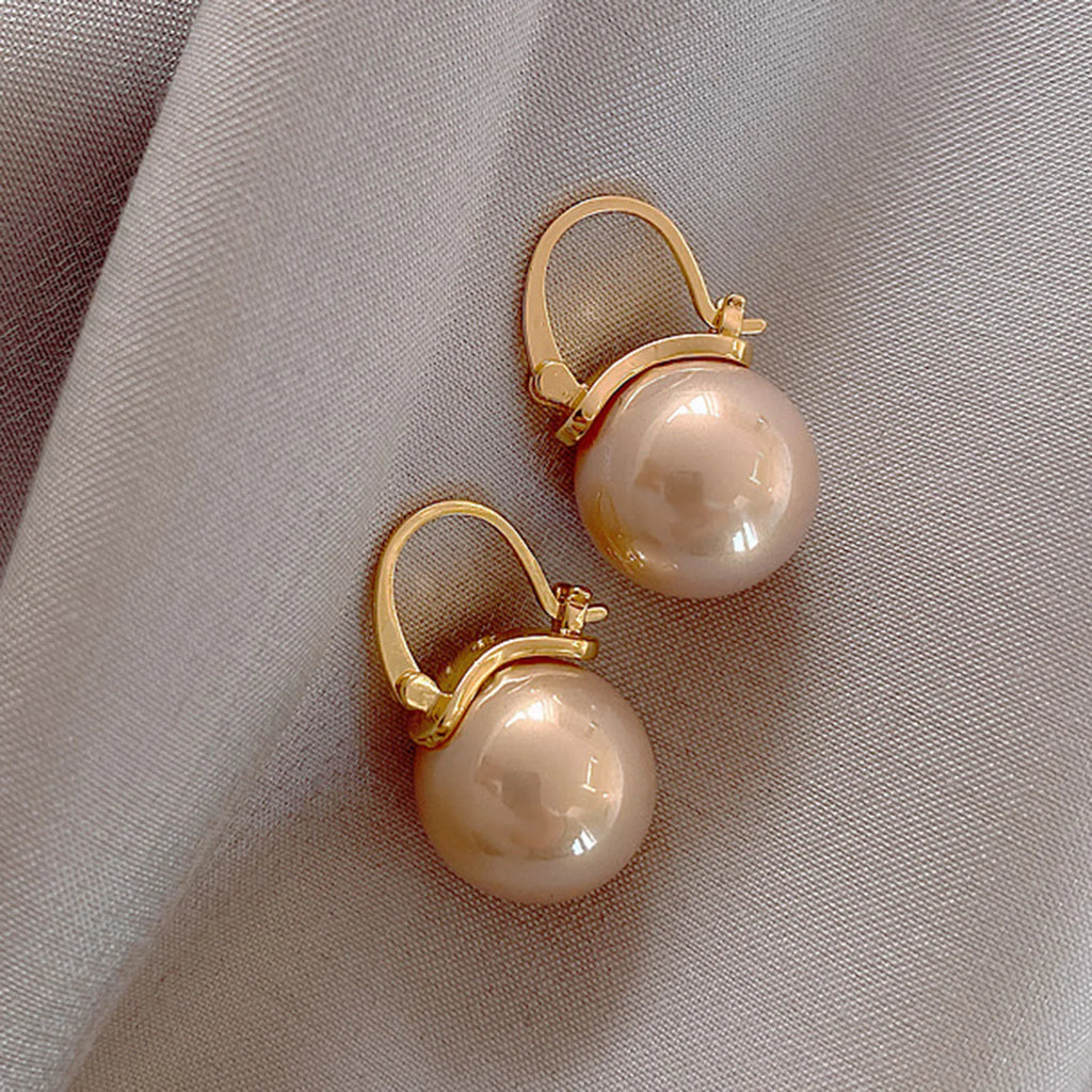 Glamour Earrings Sale Natural Freshwater Pearl Earrings Korean Fashion 2019 New Popular Pearl Women's Earrings Wholesale