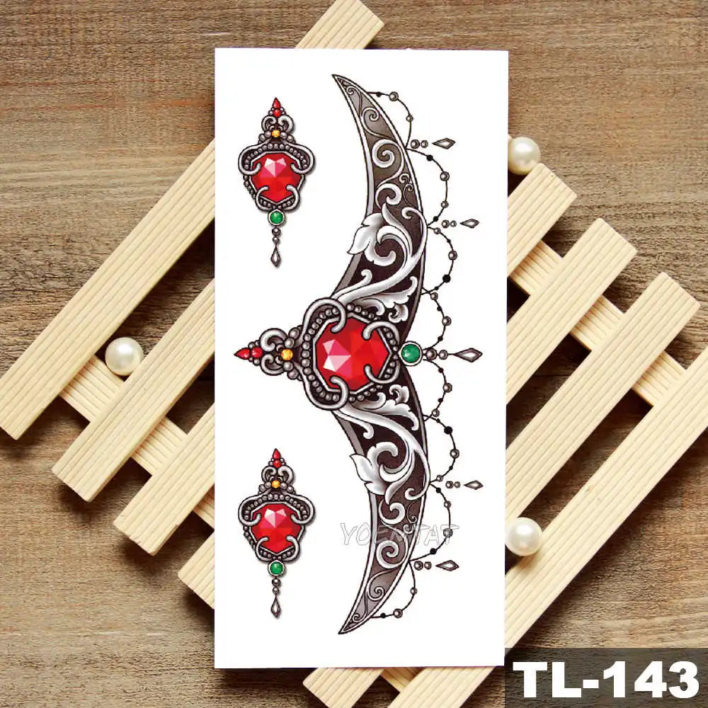 Lotus Peony Rose Flowers Waterproof Temporary Tattoo Sticker Minimalist Flash Tattoos Body Art Fake Arm tatoo Women