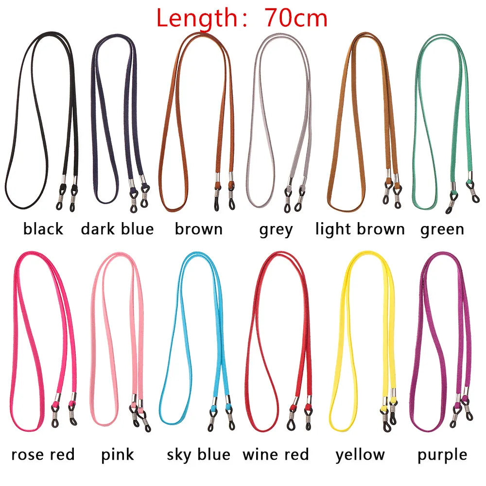 Women Men Fashion High Elasticity Reading Glasses Chain Sunglass Strap Cord Holder Glasses Lanyard Strap Necklace