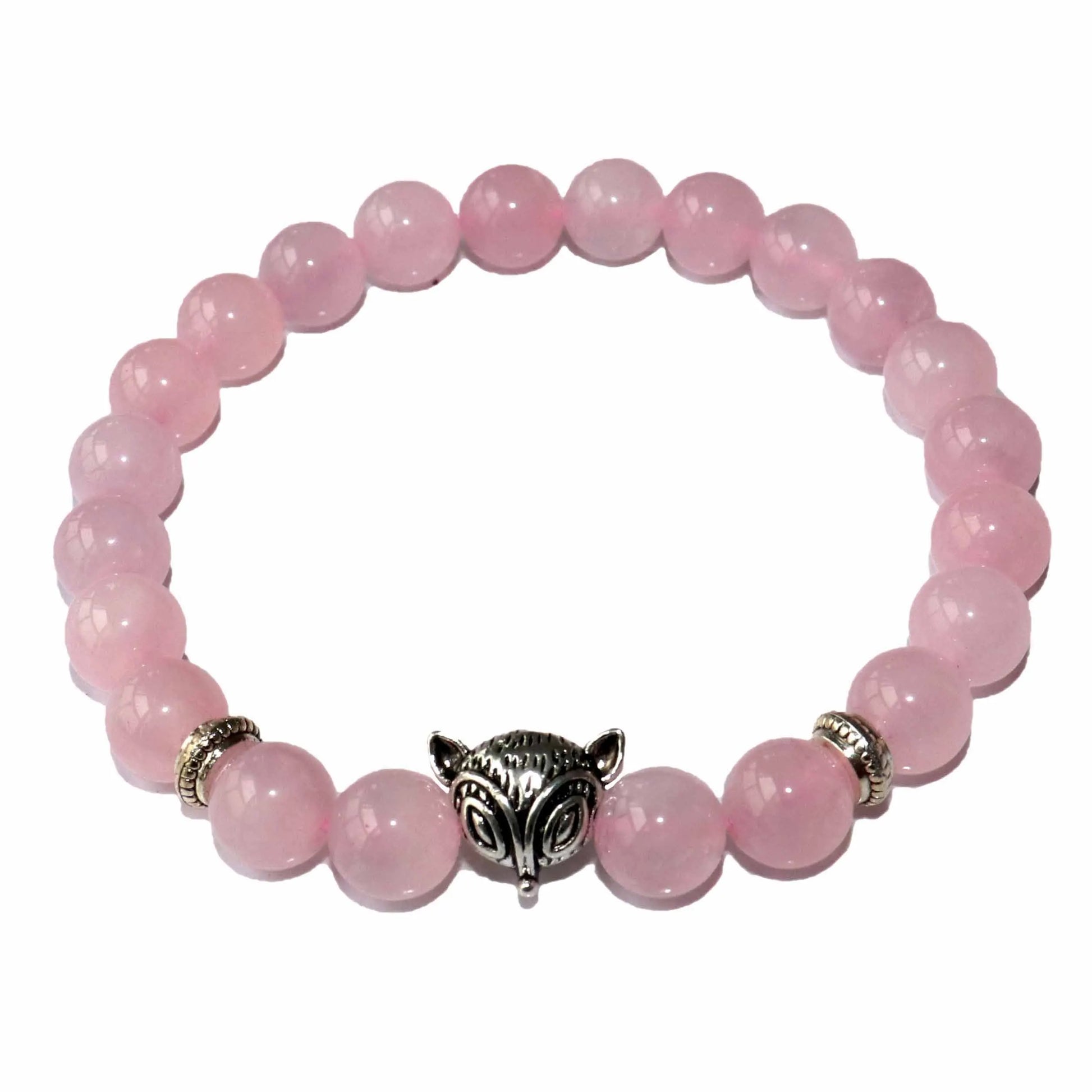 Natural Stone Men's Beaded Jewelry Crystal Agates Jades Tiger Eye Stone Beaded Fox Bracelets Party Gift Stretch Yoga Jewelry