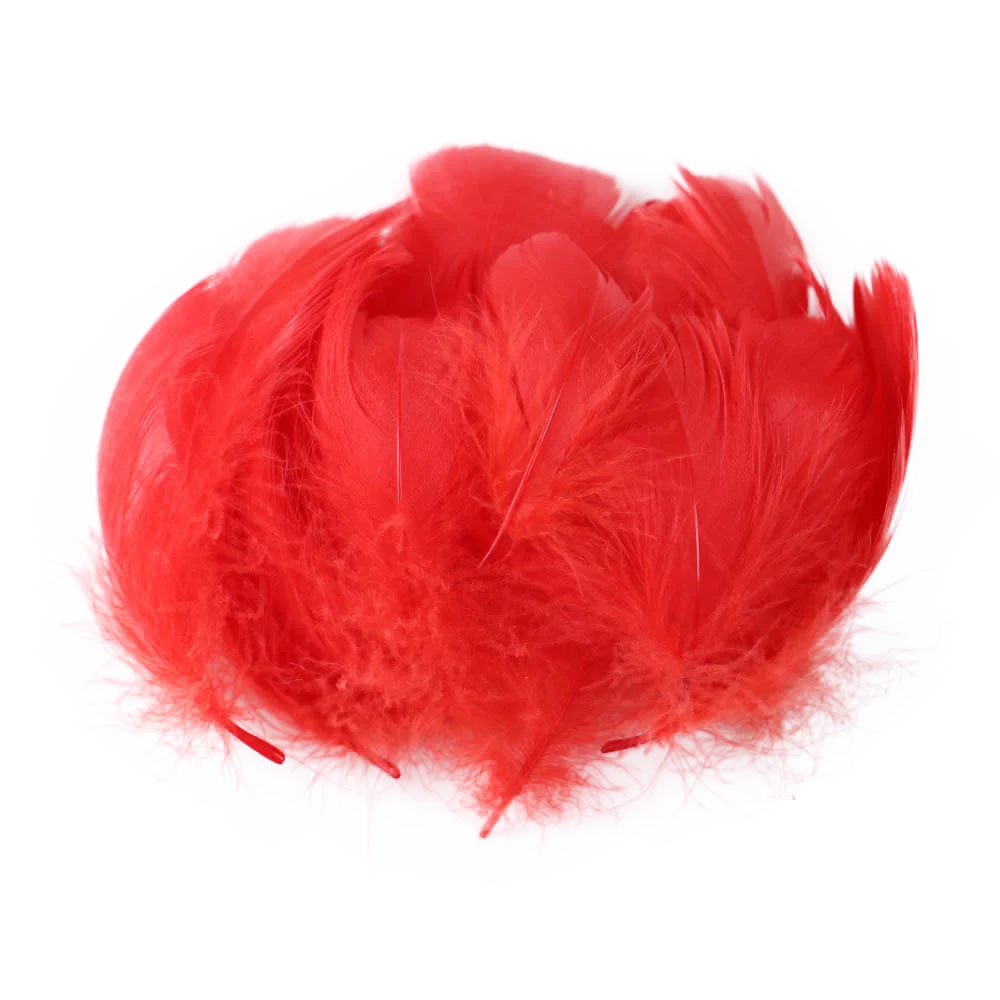 Natural White Goose Feather 5-8Cm Small Plume For Earrings Crafts Jewelry Making Wedding Decoration Fly Tying Feathers Wholesale