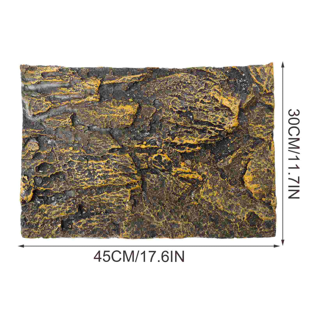 Realistic Rock Plate Decor Terrarium Background 3d Aquarium Landscape Board Fish Tank Pet Supplies Home Garden nament