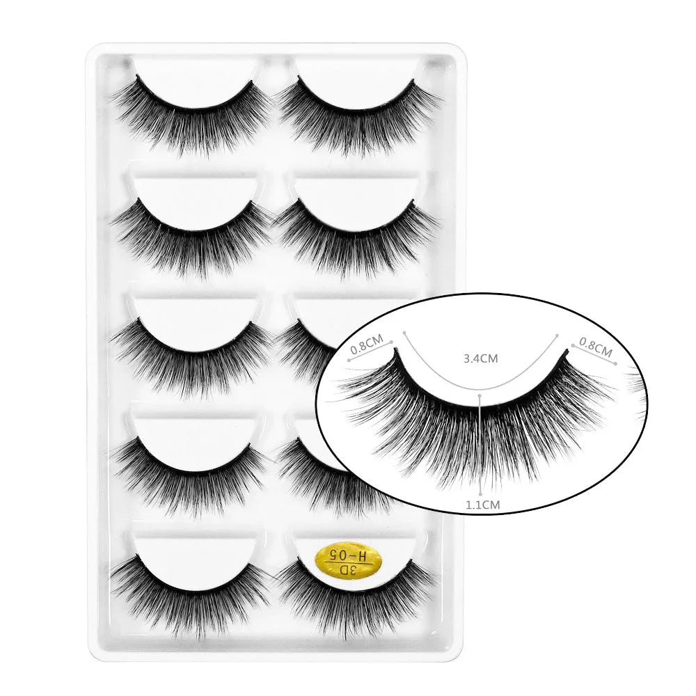 Flash girl The most popular 3DH series 10 Styles 3D faux mink lashes silk eyelashes natural model private label packaging