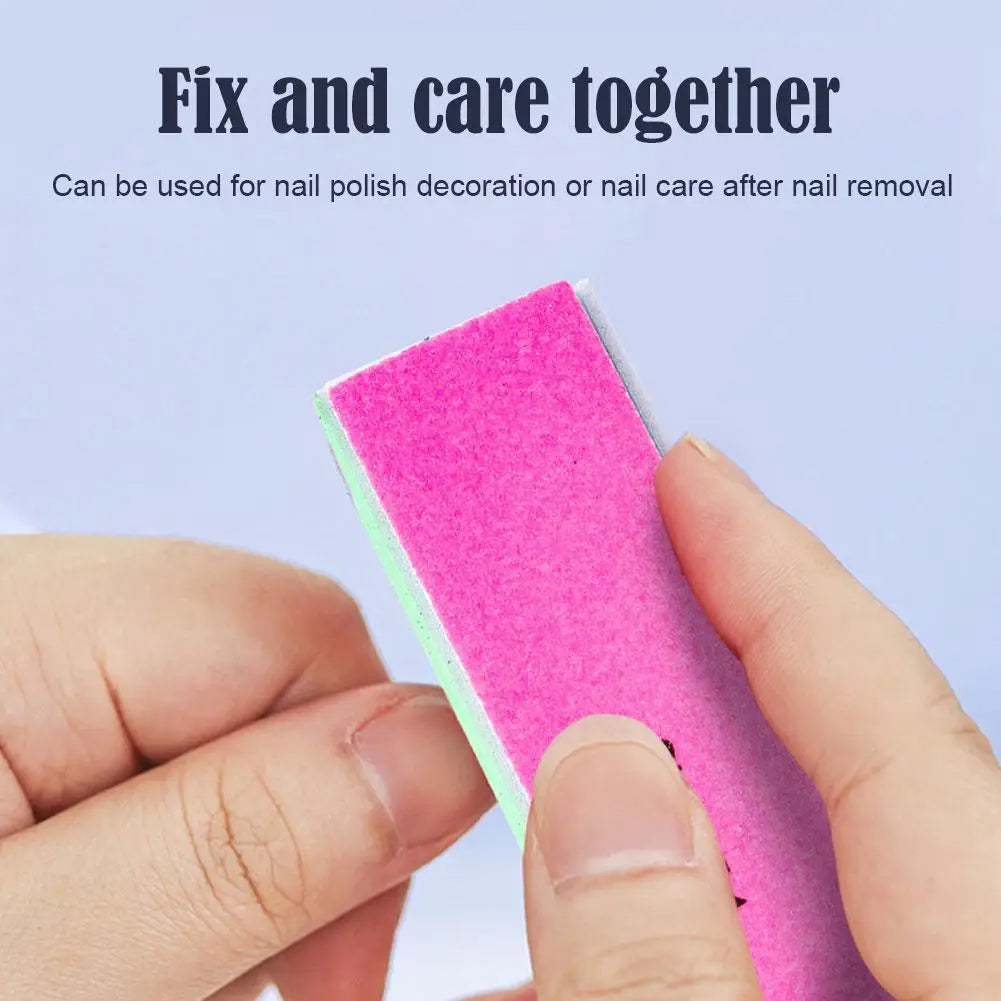 4 Way Nail Buffer Block, Four Sides Nail Shine Buffers Blocks Files For Natural And Acrylic Nails Smoother Buffing Block Polish