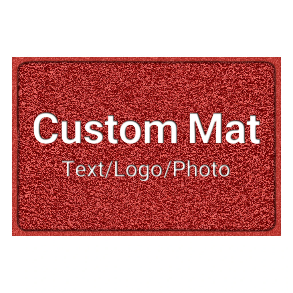 Custom Foot Mat Personalized Business Mat Carpet Entrance Doormat Indoor Outdoor Anti-Slip Rug Customization Branding Logo Mats