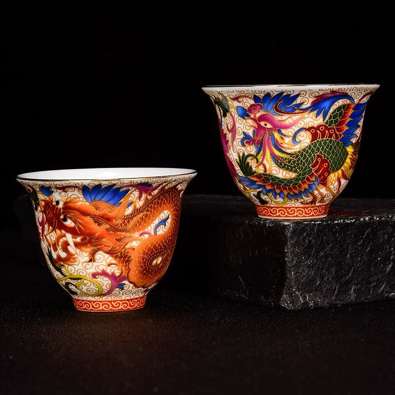 Ancient China Porcelain Vintage Aesthetic Cups Teeware Teware A Cup Of Tea Mugs Ceramic Accessories Handmade For Oolong Puer