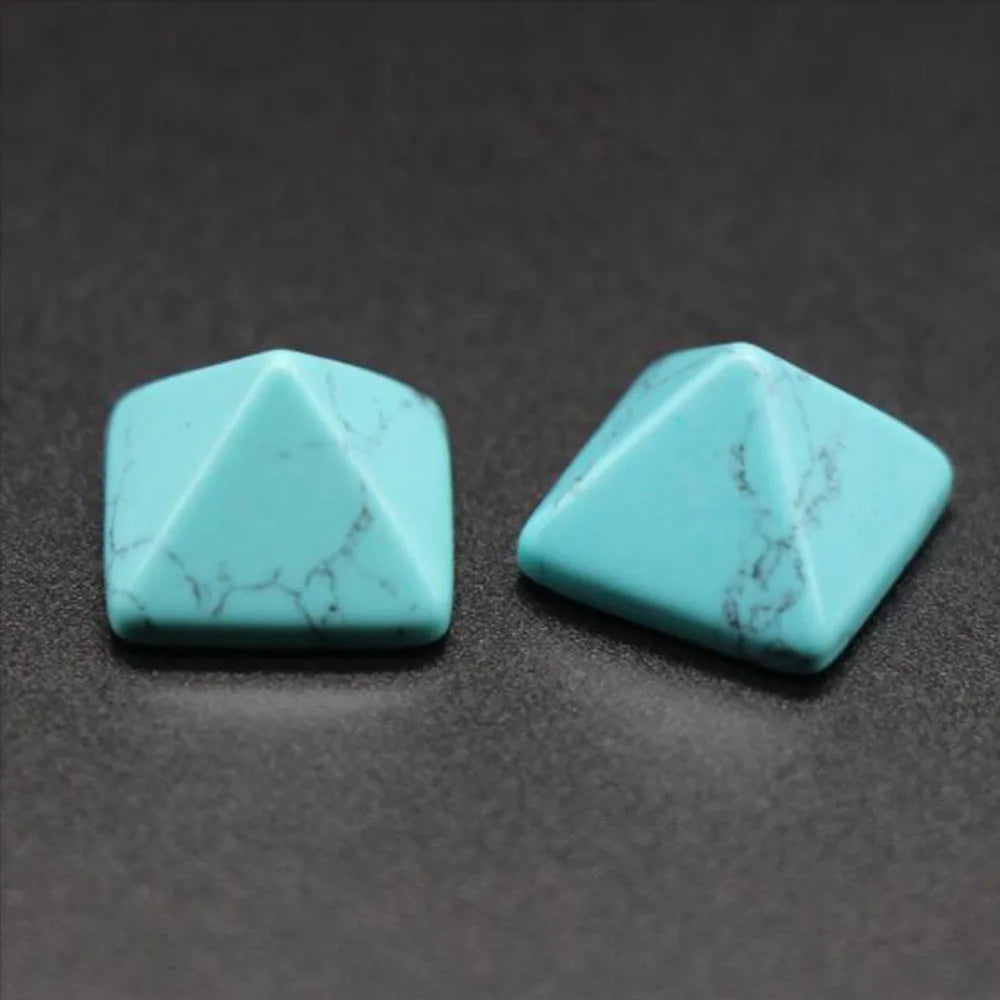 Pyramid Gemstone Natural Stone Crystal Quartz Healing Crystal Home Office Decor Crafts Polished Healing Stone Gift