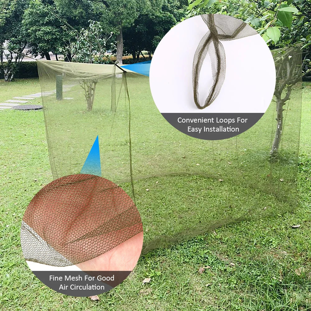 Camping Tent Net Mosquito Mesh Tent Outdoor Net for Camping Hiking Backpacking Backpacking Outdoor Travel Fishing Hiking Picnic