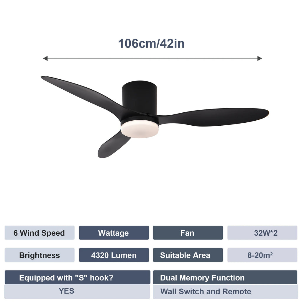LED Ceiling Mounted Living Room Fan Light, Nordic Restaurant Decorative Ceiling Fan, Household Minimalist Electric Fan Light