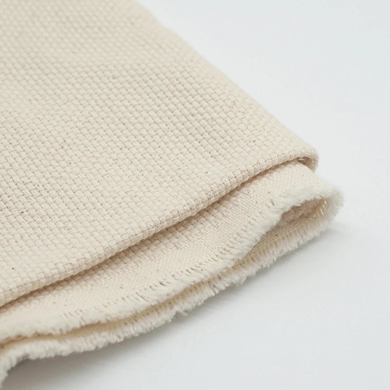 Cotton Monks Cloth for DIY Embroidery Needlework Fabric Sewing Punch Needle Crafts Monk's Cloth Accessory Handmade Chrismas Gift