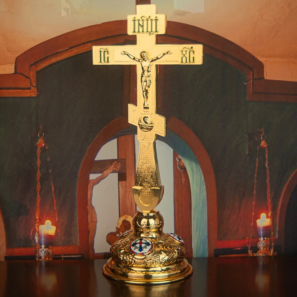 Orthodox Greek Cross Blessing Cross Articulos Religiosos Catolicos Church Decoration Cruz Pectoral