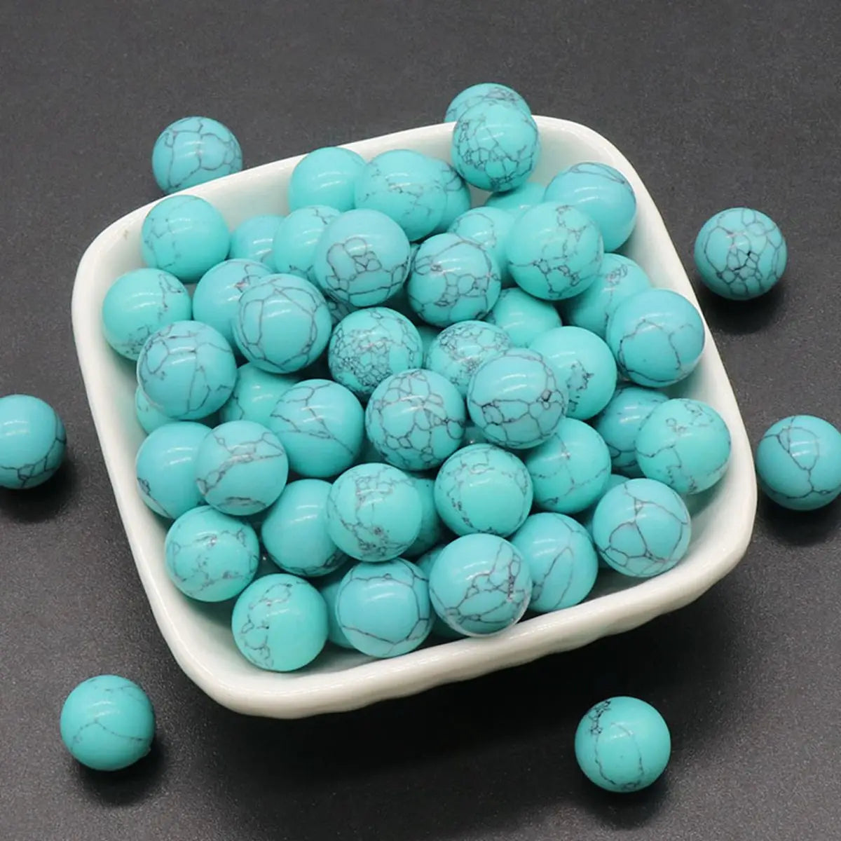 12MM Lapis Lazuli Round Beads for DIY Making Jewelry NO-Drilled Hole Loose Healing Energy Natural Cute Stone Crystal Sphere Ball