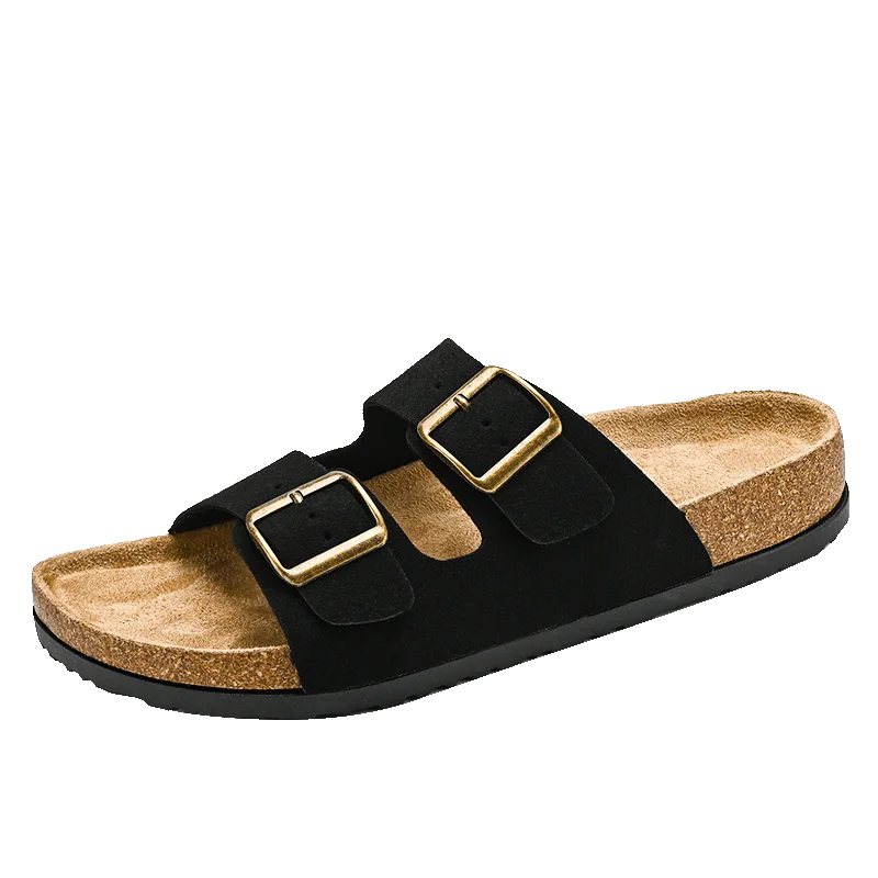 Man's Leather Sandal for Men Beach Sandals Men 2024 Designer Men's Shoes Men's Comfortable Slipper Original Brands Shoes Summer