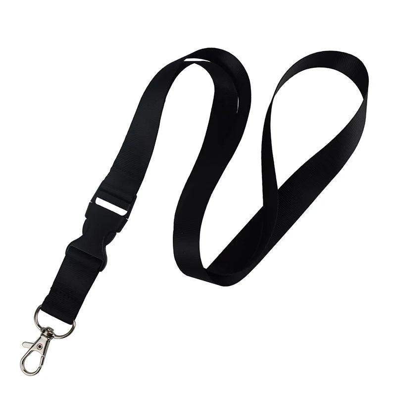 50 PCS Customized Logo Lanyard Full Color Printing Company Logo 2cm Wide Personalized Neck Strap For Key Chain Staff ID Card