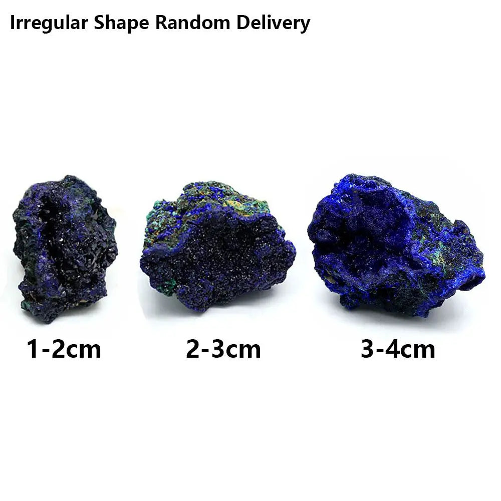 DIY Accessory Raw Gemstone Reiki Quartz Crystal Mineral Specimen Healing Stone Malachite Geode Natural Azurite Ore