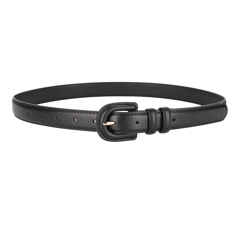Genuine Leather Belt Woman Luxury Womens Belts for Designer Brand Ladies  Women Brown Wide Cowhide Vintage Waistband Pin Buckle