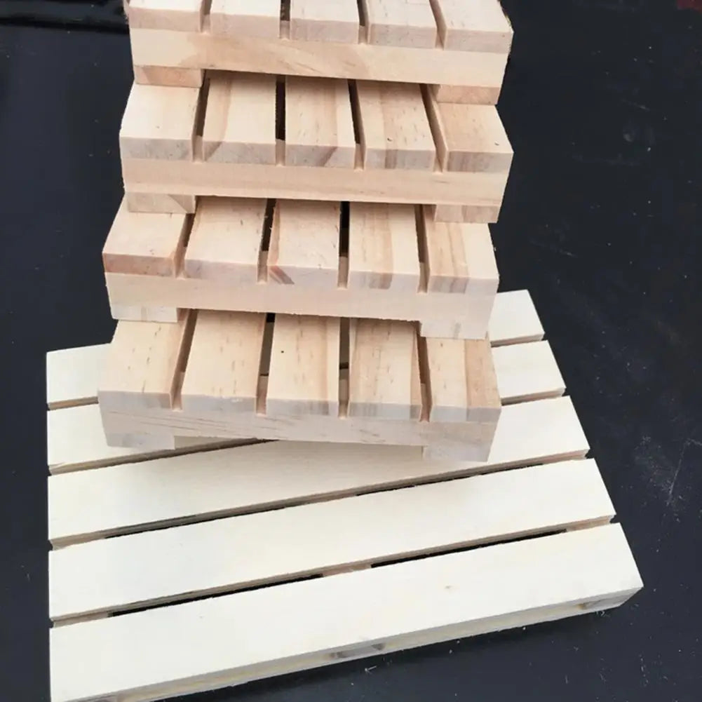 Pallet Coaster Food Mat Natural Wood Whiskey Cocktail Drinks Pallet Desktop Ornament Placemats Table Decoration