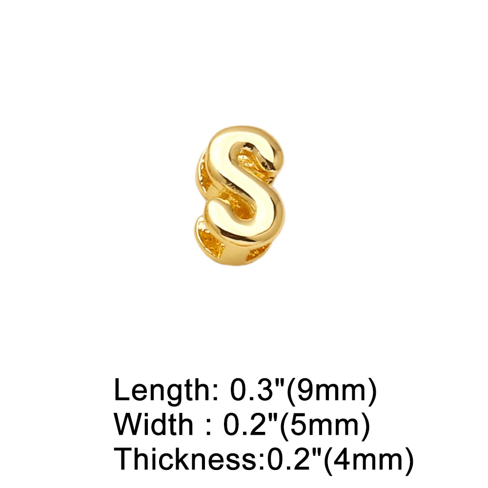 FLOLA Minimalist 26 Letters DIY Necklaces for Women Gold Plated Chain Custom Name Necklace Simple Jewelry Gifts nkev10