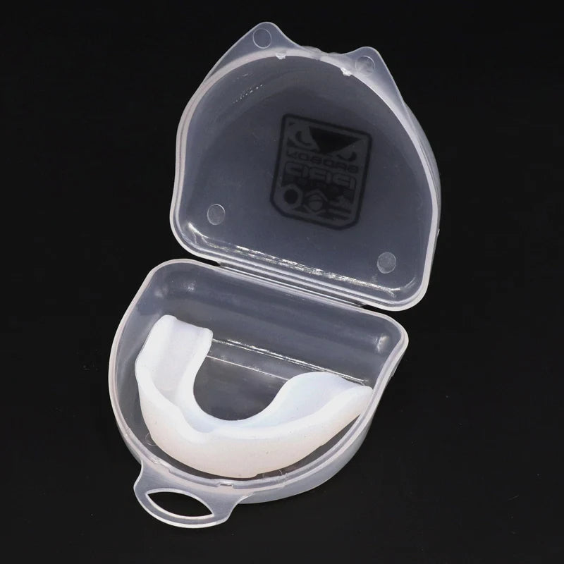 Silicone Tooth Protector for Night Sleep, Mouth Guard Tray for Rugby Karate, Bruxism Grinding, Boxing Protection, Free Shaping