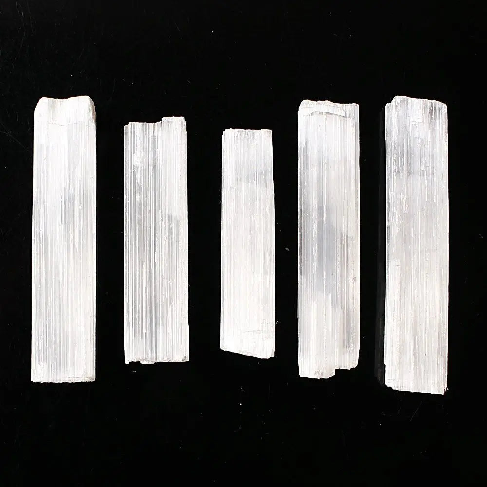 Irregular Shape Raw Gemstone Reiki Energy Jewelry Making White Selenite Wand Healing Stone Crystal Quartz Natural Gypsum Sticks
