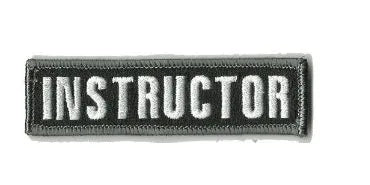 PRESS MEDIA INSTRUCTOR Doctor Nurse First Aid Staff IR Infrared Reflective Glow In Dark Patches Appliqued Embroidered Badges