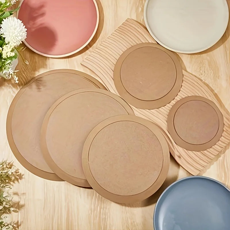 5pcs Wooden Pottery Mold Set - Versatile Sizes for Ceramic & Clay Crafting, Round Slump Molds for Handbuilding Dishes & Plates