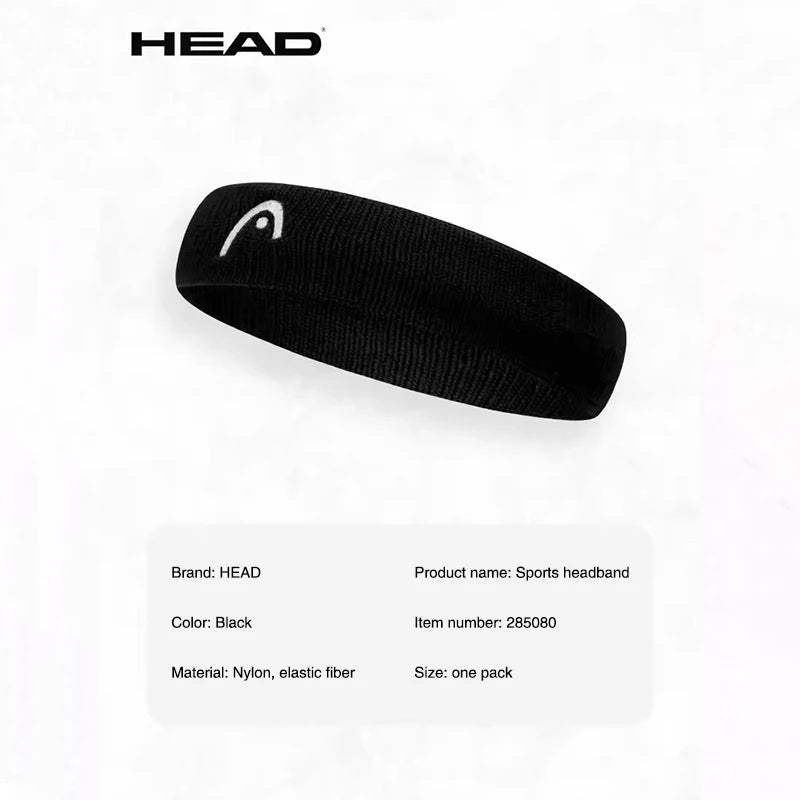Original HEAD Exercise Headband Fitness Sweat Absorption Belt Badminton Basketball Running Headband Tennis Sports Headbands