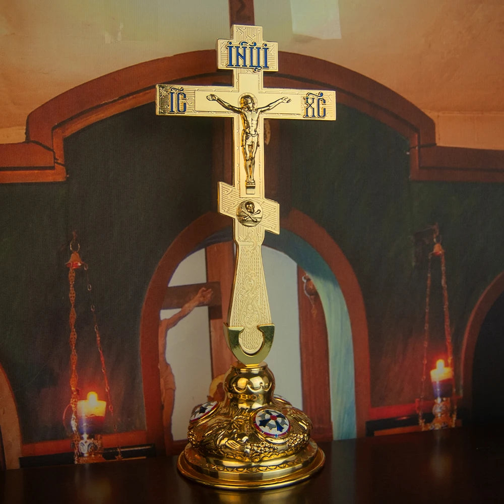 Orthodox Greek Cross Blessing Cross Articulos Religiosos Catolicos Church Decoration Cruz Pectoral
