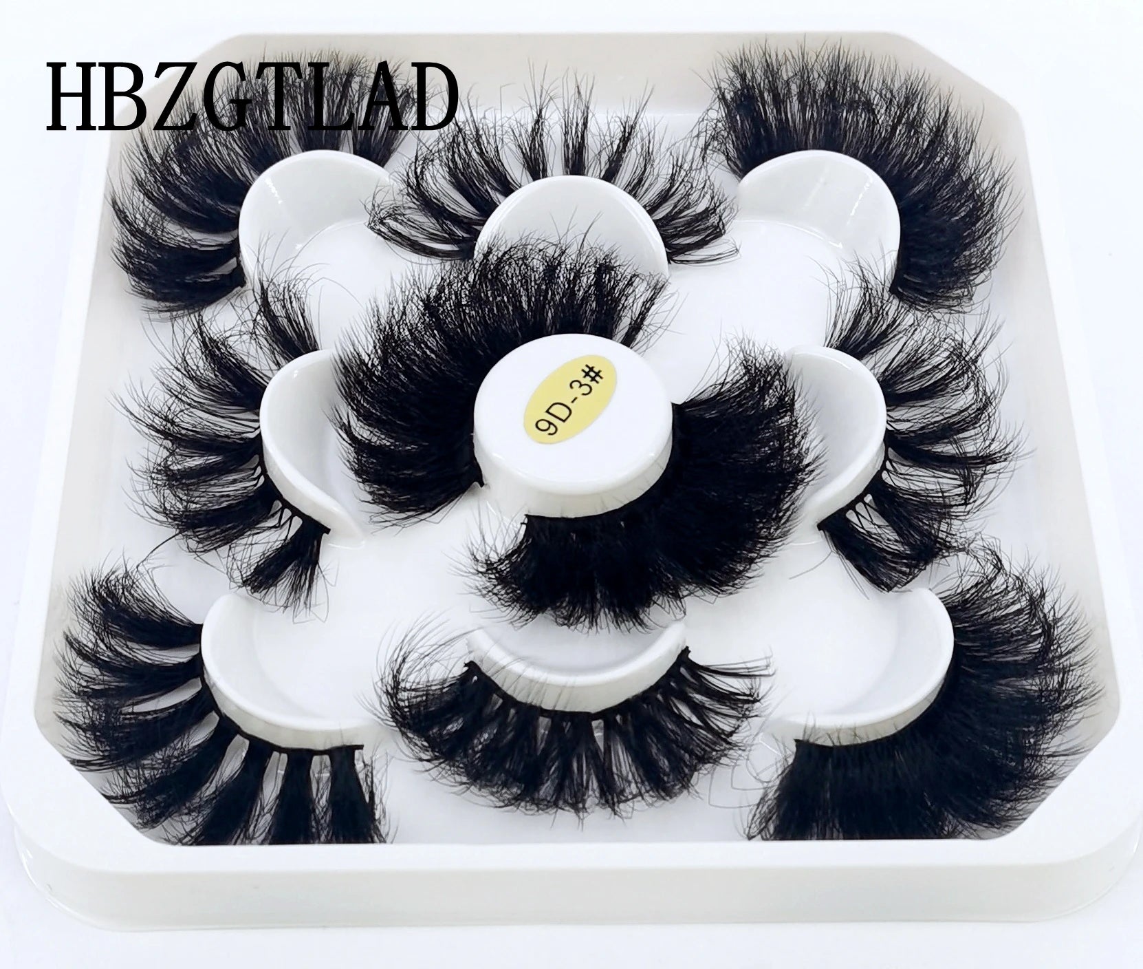 New 4-8 Pairs Mink Eyelashes 10-25mm Lashes Fluffy 3d Mink Lashes Makeup Dramatic Long Natural Eye Lashes Extension Maquillaje