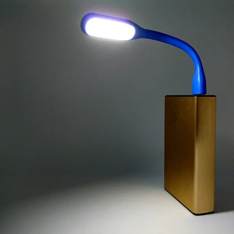 Mini DC 5V 1.2W USB LED Reading Book Lights Laptop Work Desk Lamp Portable Travel Night Lighting Foldable Car Camping Tent Lamps