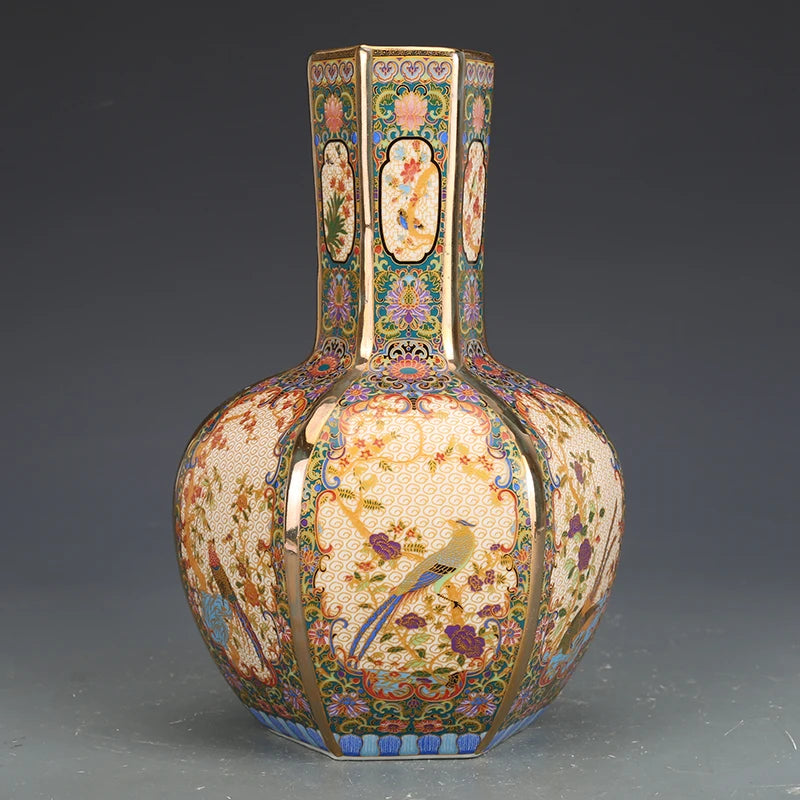 Porcelain Antiqued Chinese Vase,Decoration Vase,Home Table, Interior Decoration