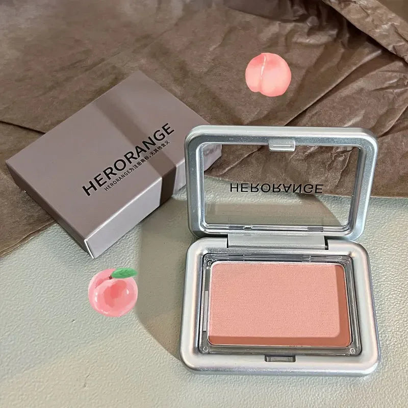5 Colors Cream Blusher Powder Palette Natural Long Lasting Makeup Rouge Clear Peach Pink Cheek Contouring Korean Blush Cosmetics