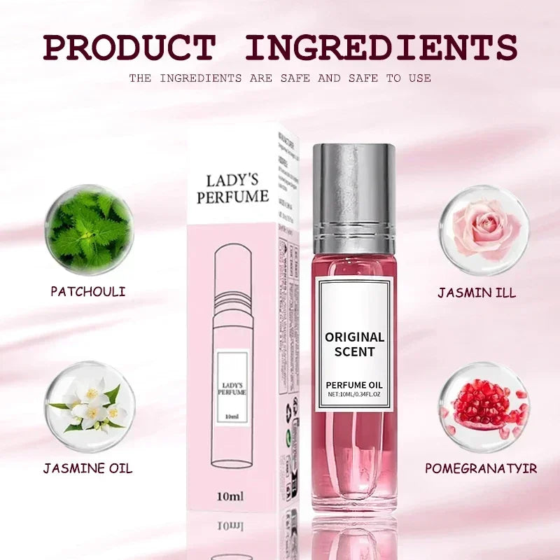 10ML Original Feminine Perfume Fee Lomont Natural Long-lasting Effective Attraction Men Addictive Dating Perfume Gift Portable