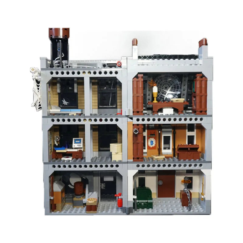 1125PCS Hero Movie Series Sanctuary Sanctuary Showdown Model Compatible with 76108 Building Blocks Children's Birthday Gifts