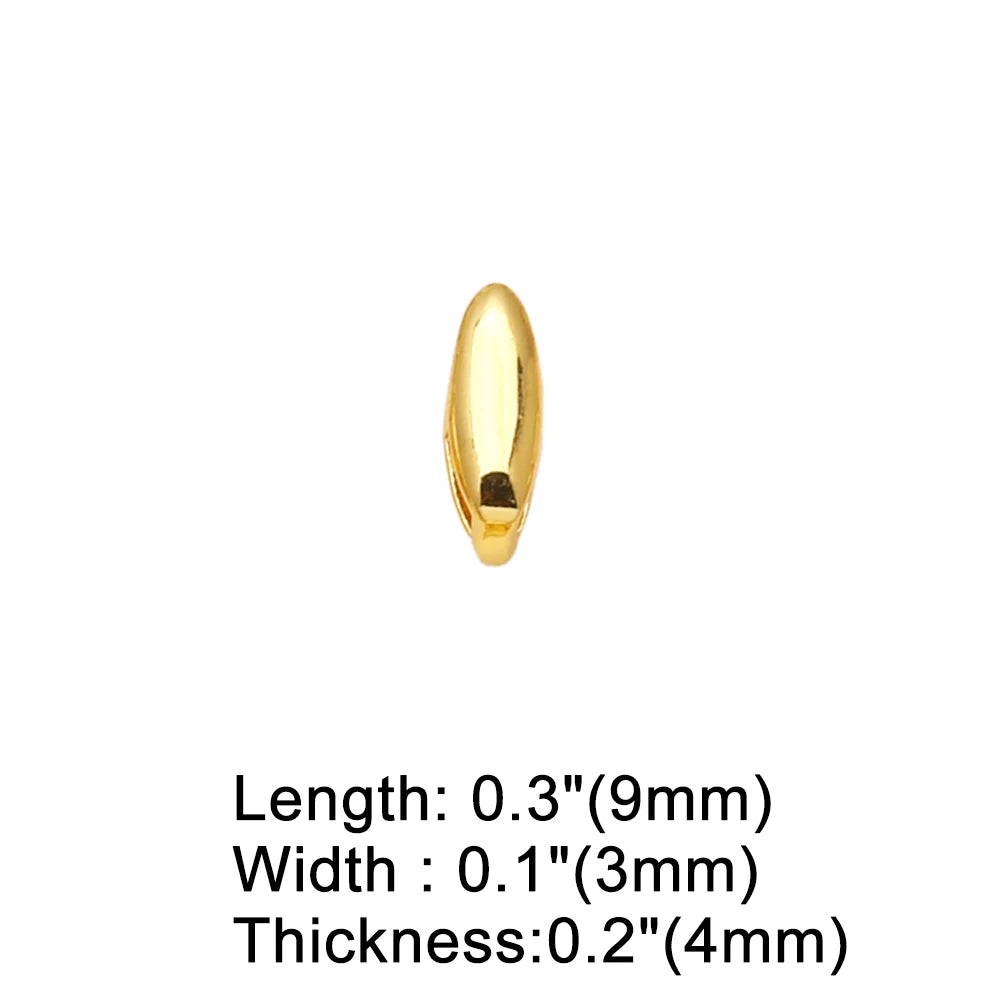 FLOLA Minimalist 26 Letters DIY Necklaces for Women Gold Plated Chain Custom Name Necklace Simple Jewelry Gifts nkev10