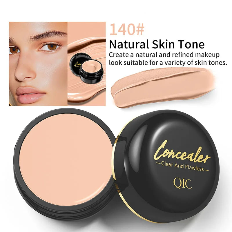Waterproof Full Coverage Concealer For Tattoos, Scars - Natural Finish Foundation For All Skin Tones & Types Powerful Concealer