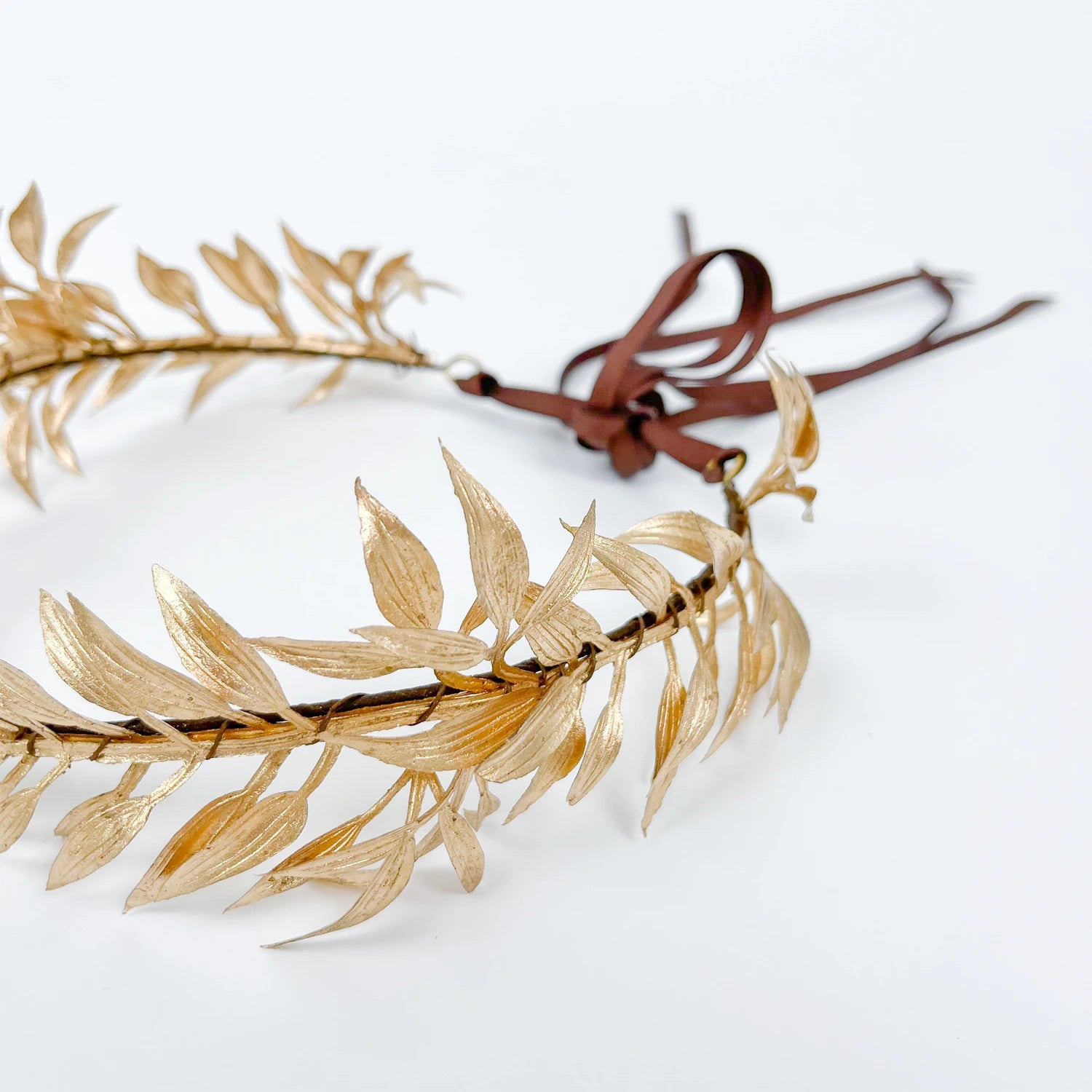Woodland Leaf Crown Medieval Laurel Headband Greek Forest Headpiece Elf God Circlet for King Men Adult Renaissance Toga Cospay