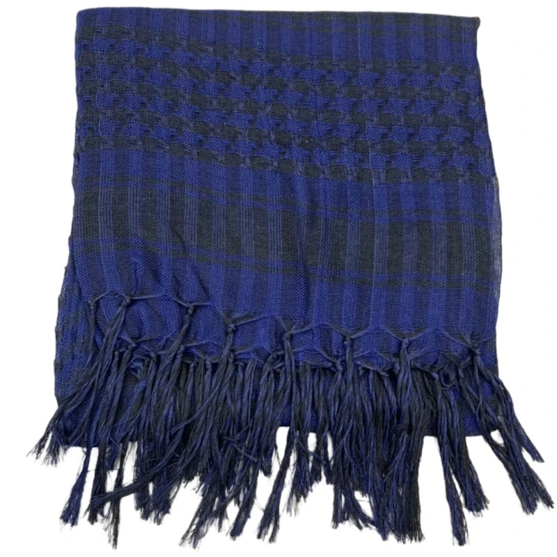 Classical Headwrap Shemagh Scarf for Sun Protections Arab Keffiyeh Headscarf Arabian Dubai Headcover Ethnic Hijab Shawl