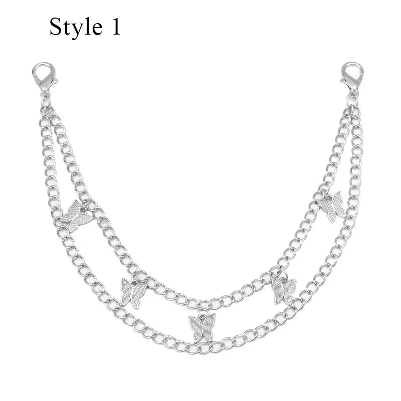 Bohemian Style Multi-layer Bag Chain For Handbag DIY Jewelry Accessory Gift Women Pants Chain With Imitate Starfish Conch Pearl